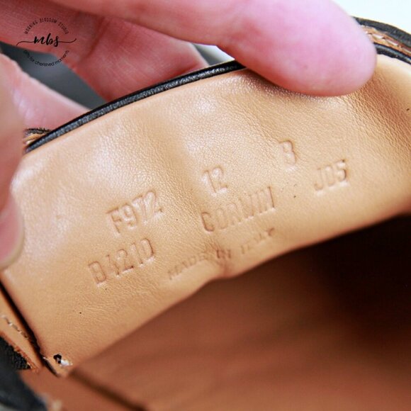 Coach‎ Corwin Stitched Italian Leather Lace Up Oxfords Black Men 12 main image 13